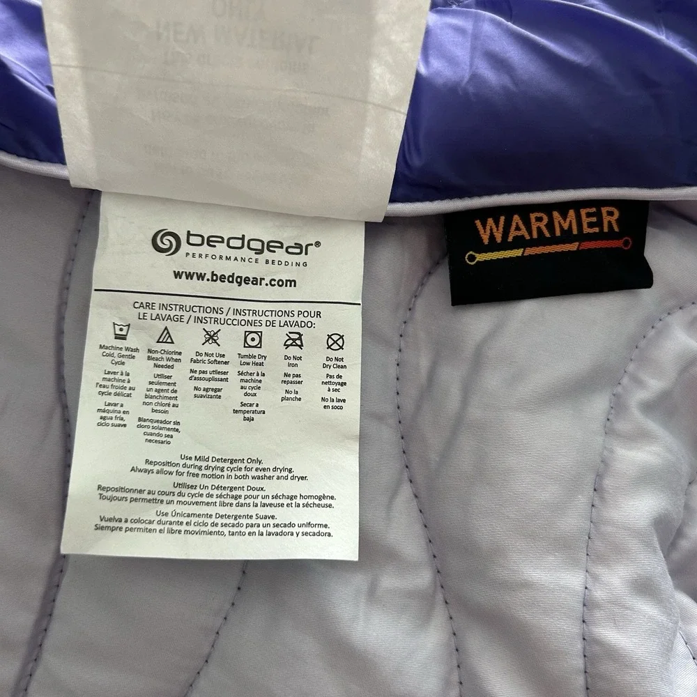 Bedgear Performance King Size‎ Warmer Temperature Regulating Thermal Protection
